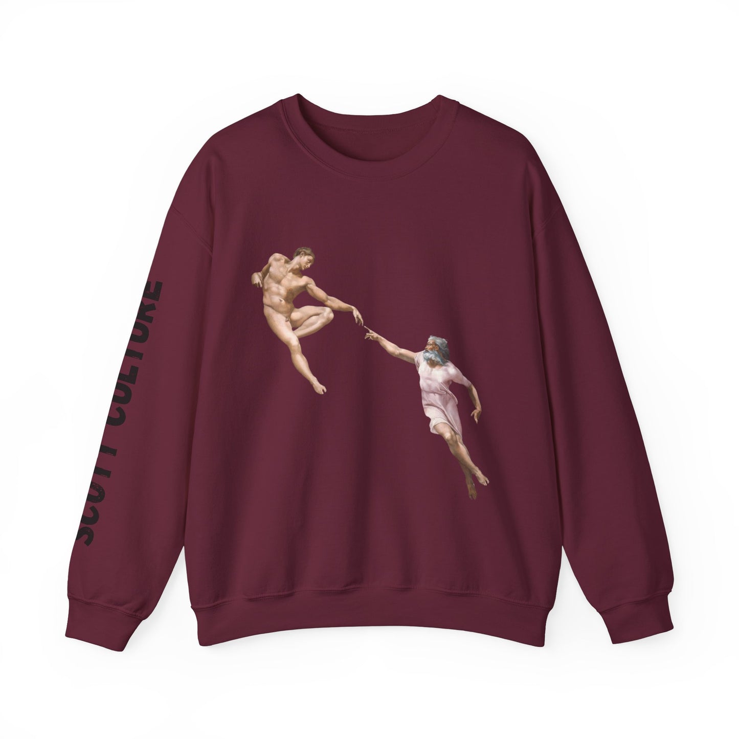 Created To Be Different Maroon Crewneck